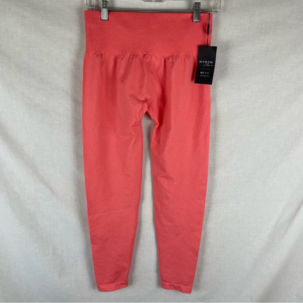 NWT NVGTN Contour Seamless Leggings Coral L